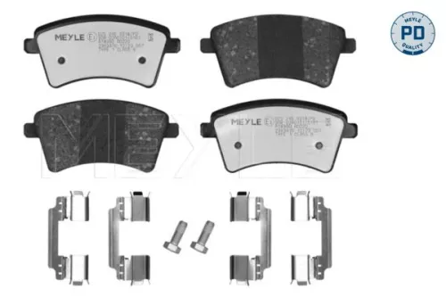 MEYLE Brake Pad Set, disc brake (025 246 9318/PD)