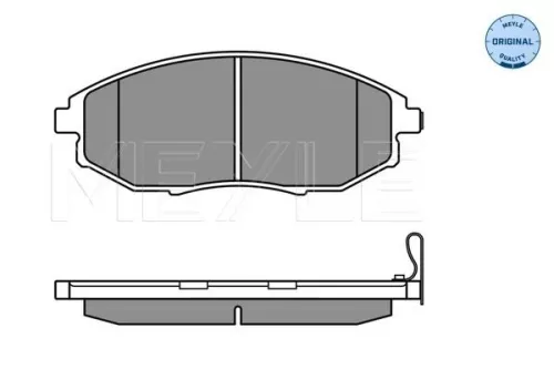MEYLE Brake Pad Set, disc brake (025 248 6417/W)