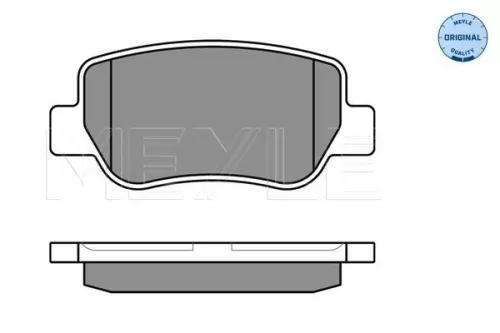 MEYLE Brake Pad Set, disc brake (025 248 8516/W)