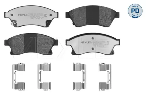 MEYLE Brake Pad Set, disc brake (025 250 3118/PD)