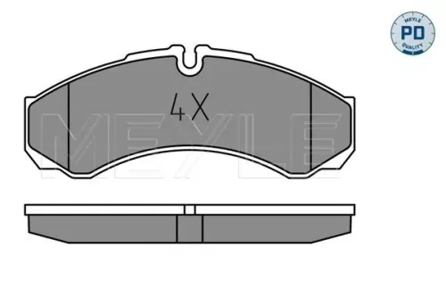 MEYLE Brake Pad Set, disc brake (025 291 2120/PD)