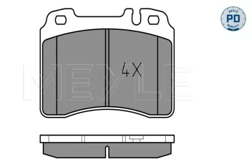 MEYLE Brake Pad Set, disc brake (025 211 5316/PD)