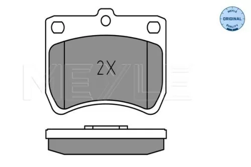 MEYLE Brake Pad Set, disc brake (025 213 5514/W)
