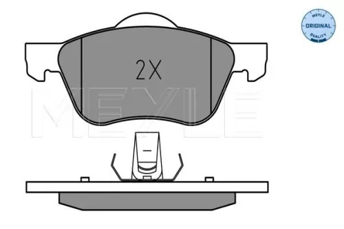 MEYLE Brake Pad Set, disc brake (025 231 6017)