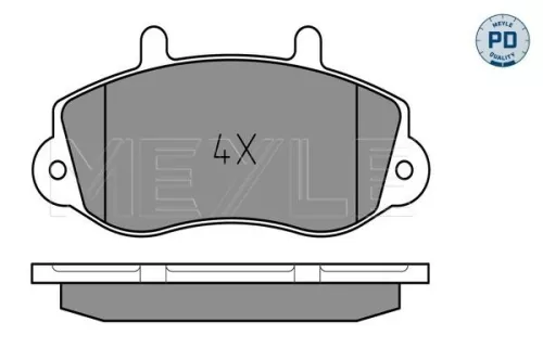 MEYLE Brake Pad Set, disc brake (025 233 0218/PD)