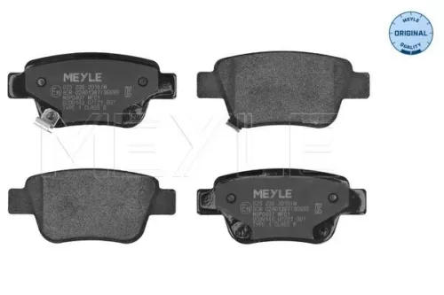 MEYLE Brake Pad Set, disc brake (025 236 2016/W)