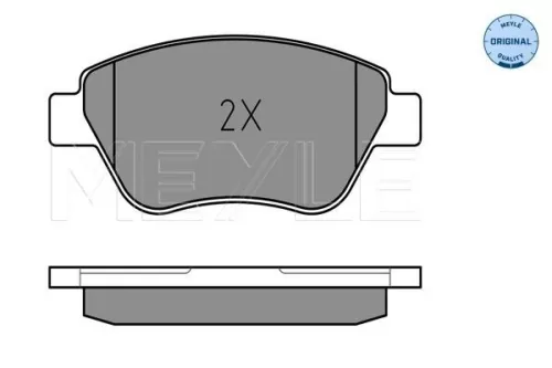 MEYLE Brake Pad Set, disc brake (025 237 0617/W)