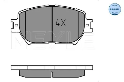 MEYLE Brake Pad Set, disc brake (025 239 2817)