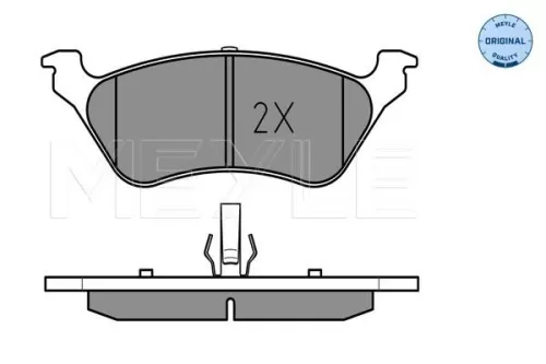 MEYLE Brake Pad Set, disc brake (025 240 3616/W)