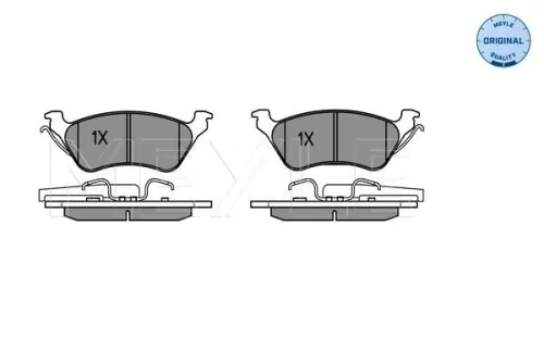 MEYLE Brake Pad Set, disc brake (025 240 3616/W)