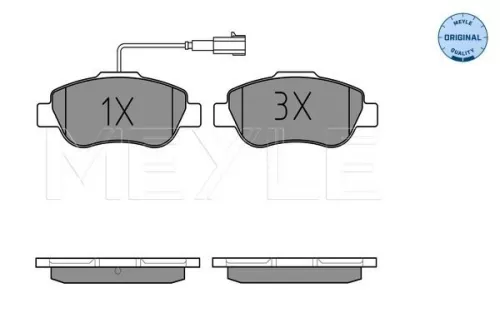 MEYLE Brake Pad Set, disc brake (025 240 7218)