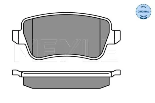 MEYLE Brake Pad Set, disc brake (025 243 4817)