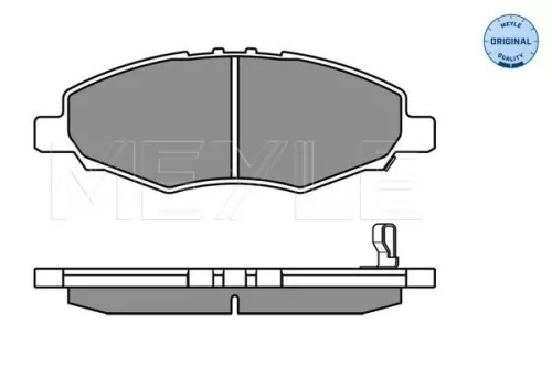 MEYLE Brake Pad Set, disc brake (025 245 2316/W)
