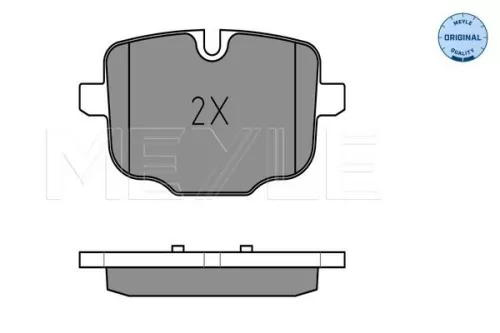 MEYLE Brake Pad Set, disc brake (025 247 0318)