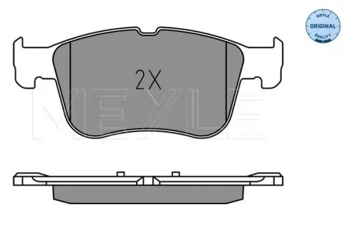 MEYLE Brake Pad Set, disc brake (025 205 5617)