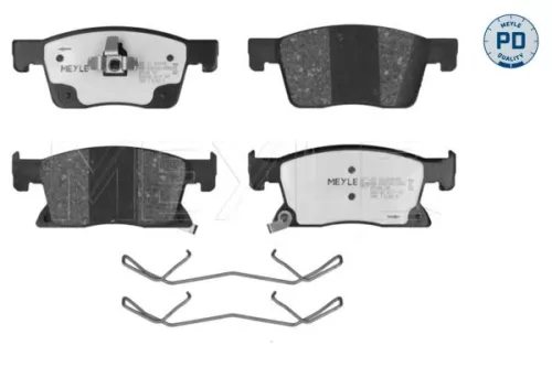 MEYLE Brake Pad Set, disc brake (025 223 4519/PD)