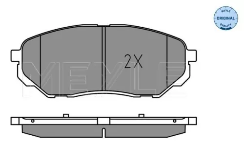 MEYLE MEYLE (025 223 8017) Front MEYLE Brake Pad Set 