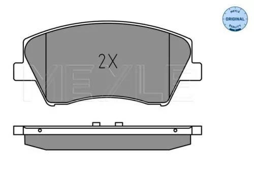 MEYLE Brake Pad Set, disc brake (025 225 1817)