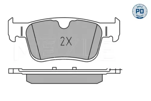 MEYLE MEYLE (025 225 6816/PD) Rear MEYLE Brake Pad Set 