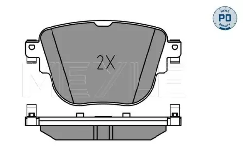 MEYLE Brake Pad Set, disc brake (025 227 9217/PD)