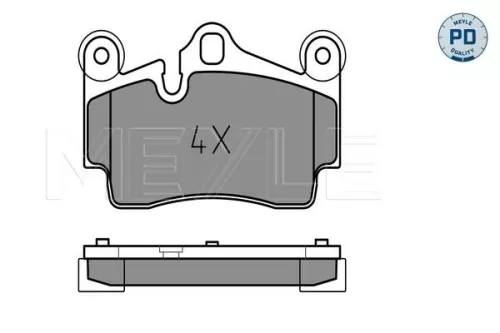 MEYLE Brake Pad Set, disc brake (025 236 9417/PD)