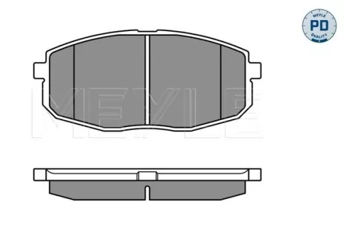MEYLE Brake Pad Set, disc brake (025 239 6617/PD)