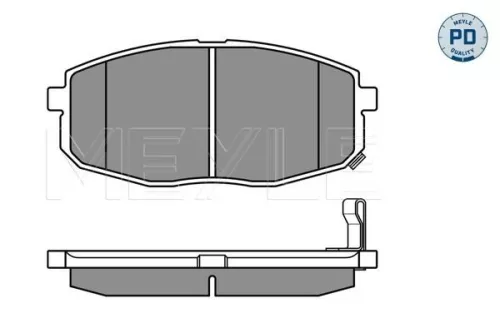 MEYLE Brake Pad Set, disc brake (025 239 6617/PD)