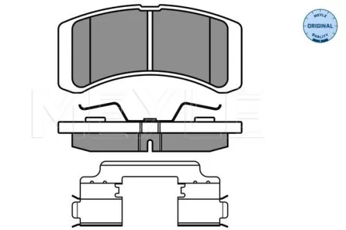 MEYLE Brake Pad Set, disc brake (025 242 2914/W)