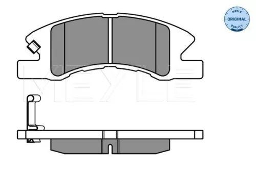 MEYLE Brake Pad Set, disc brake (025 242 2914/W)