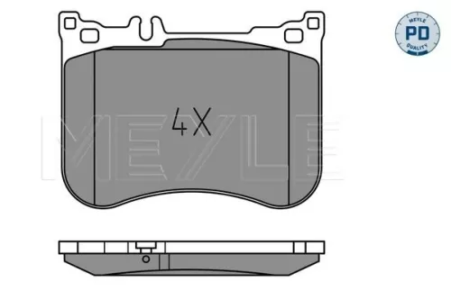 MEYLE Brake Pad Set, disc brake (025 257 0617/PD)