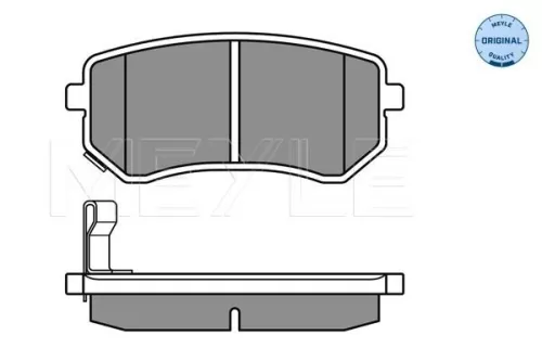 MEYLE Brake Pad Set, disc brake (025 242 7614/W)