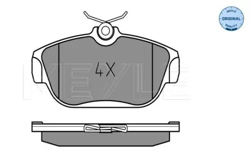 MEYLE Brake Pad Set, disc brake (025 201 6418)