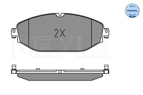 MEYLE Brake Pad Set, disc brake (025 220 7619)