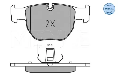 MEYLE Brake Pad Set, disc brake (025 233 9719)