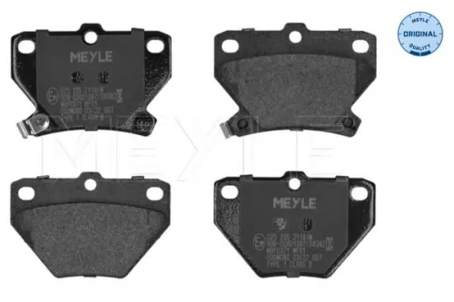MEYLE MEYLE (025 235 2114/W) Rear MEYLE Brake Pad Set 