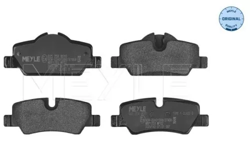 MEYLE Brake Pad Set, disc brake (025 259 8016)