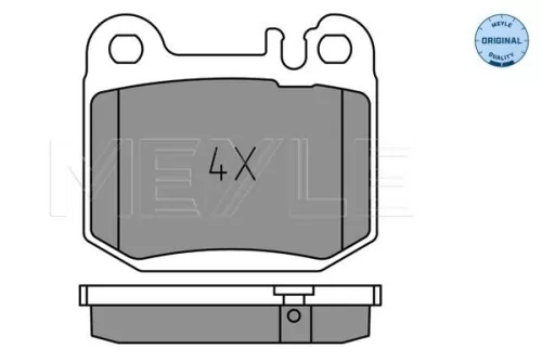 MEYLE Brake Pad Set, disc brake (025 231 5715)