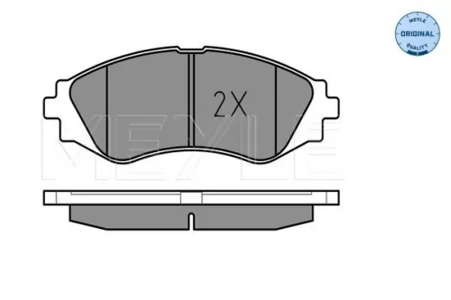 MEYLE Brake Pad Set, disc brake (025 232 3417/W)
