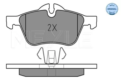 MEYLE Brake Pad Set, disc brake (025 232 8118)