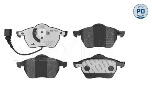MEYLE Brake Pad Set, disc brake (025 233 9219/PD)