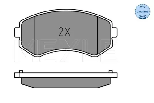 MEYLE Brake Pad Set, disc brake (025 235 0216/W)
