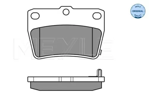 MEYLE Brake Pad Set, disc brake (025 236 5614/W)
