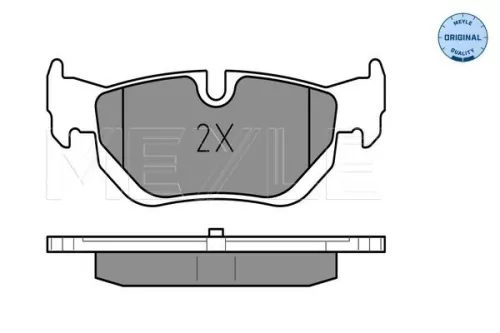 MEYLE Brake Pad Set, disc brake (025 239 2617)