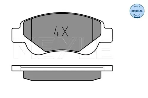 MEYLE Brake Pad Set, disc brake (025 239 5917)