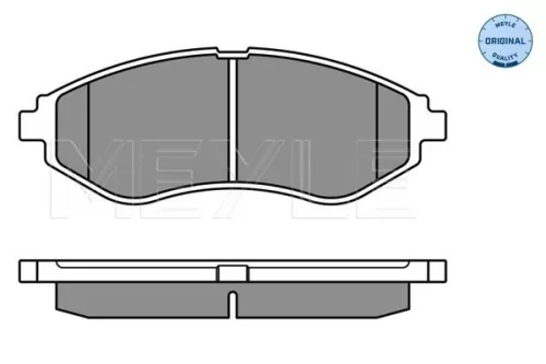 MEYLE Brake Pad Set, disc brake (025 239 7417)