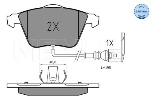 Brake Pad Set, disc brake