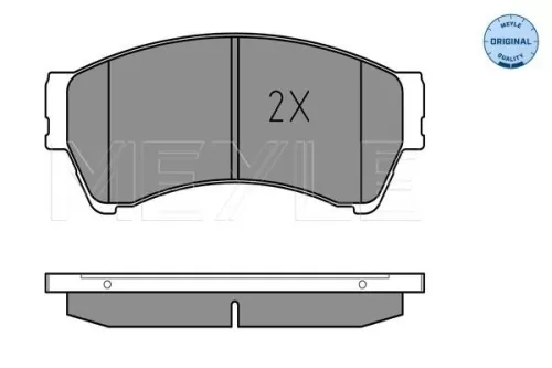 MEYLE Brake Pad Set, disc brake (025 245 8217/W)