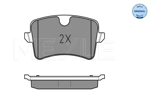 MEYLE MEYLE (025 246 0617/W) Rear MEYLE Brake Pad Set 