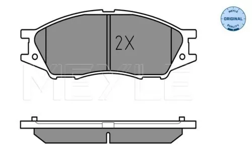 MEYLE Brake Pad Set, disc brake (025 246 4815/W)