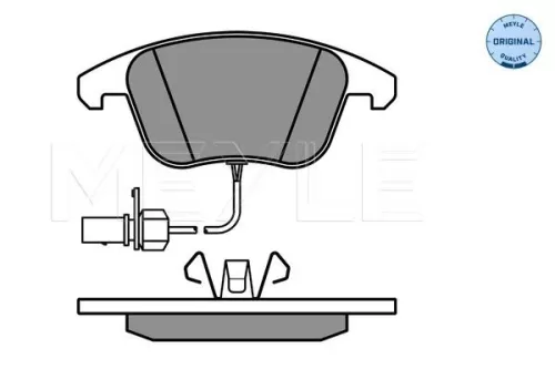 MEYLE Brake Pad Set, disc brake (025 247 0520/W)